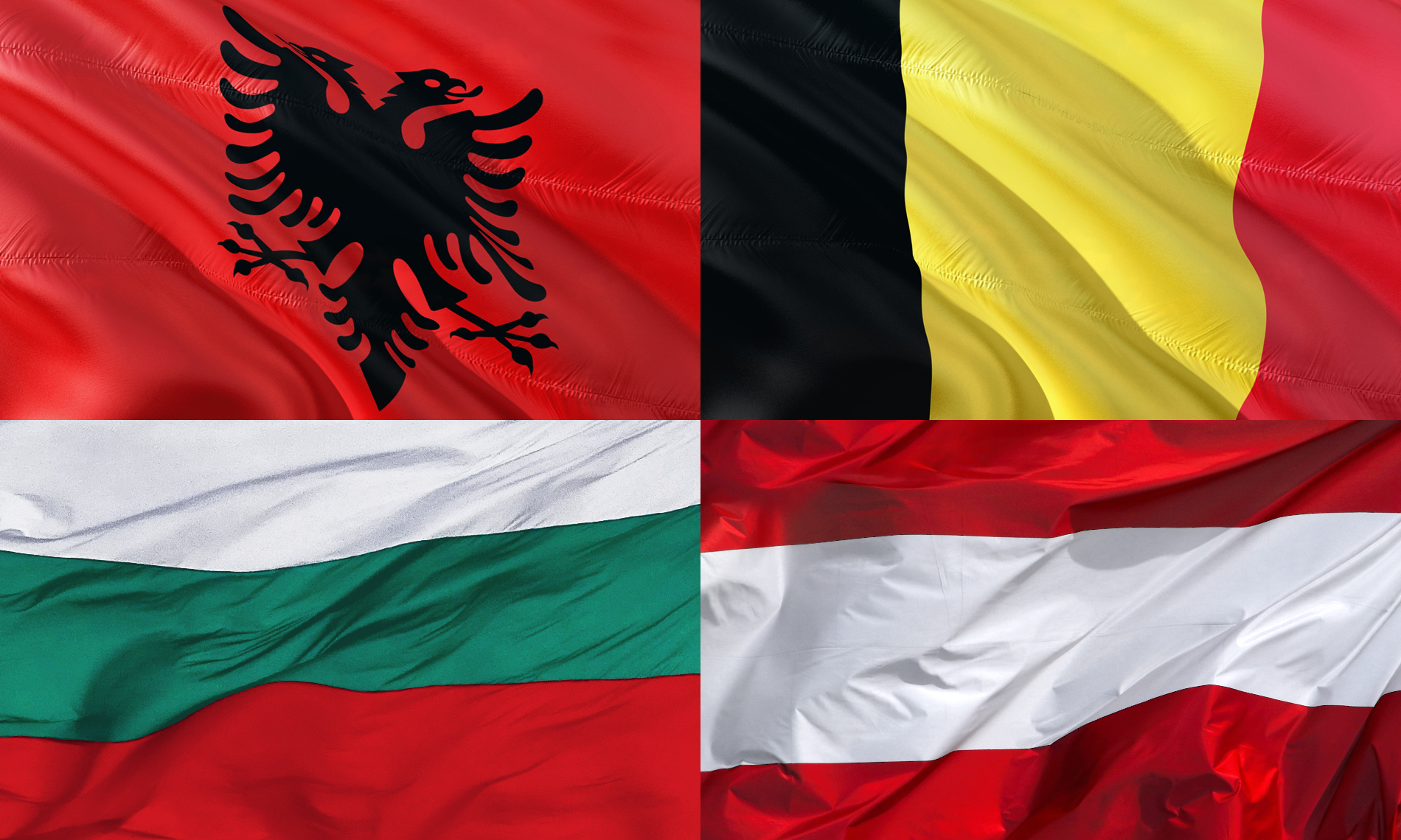 European Flags 'A-B'