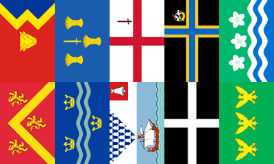 UK Regional Flags 'A-C'