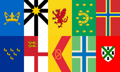 UK Regional Flags 'O-S'