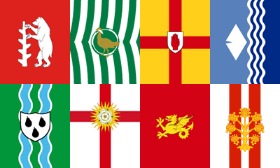 UK Regional Flags 'T-Z'
